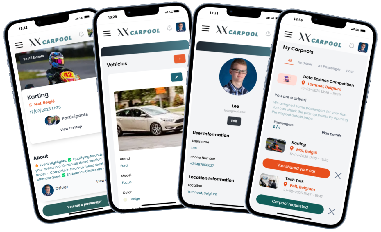Carpool Applicatie